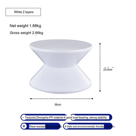 NIYE Ashtoria Chic Hourglass Design Small Stool from NIYE