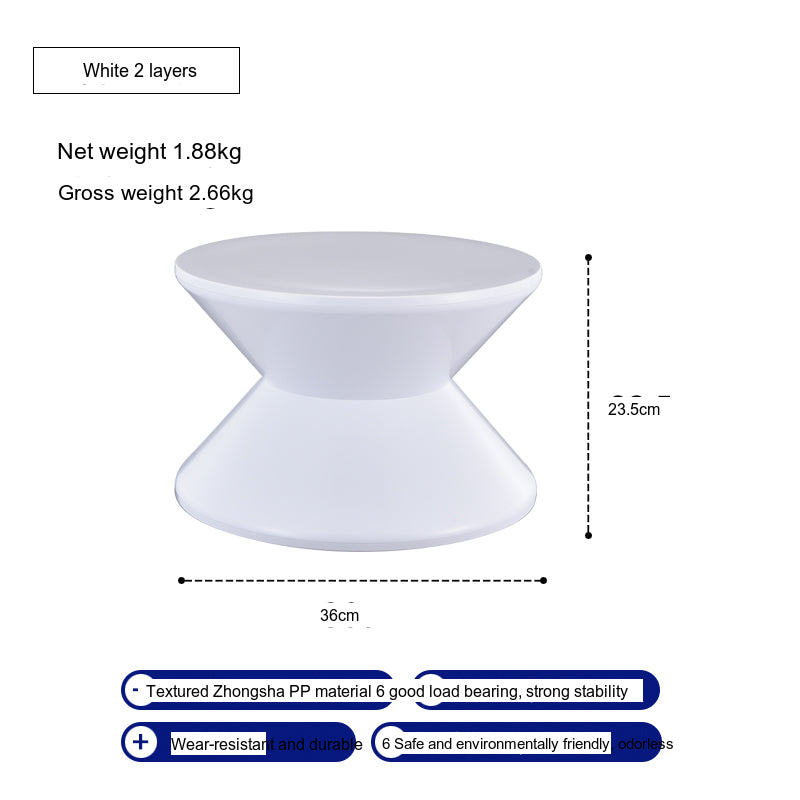 NIYE Ashtoria Chic Hourglass Design Small Stool from NIYE