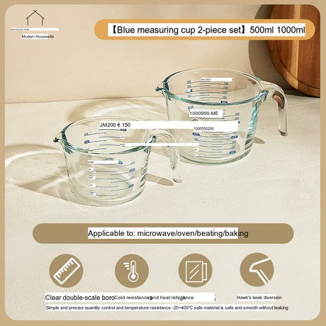 MH Alhambra Ultra-Precise Heat-Resistant Measuring Cup Set from MH
