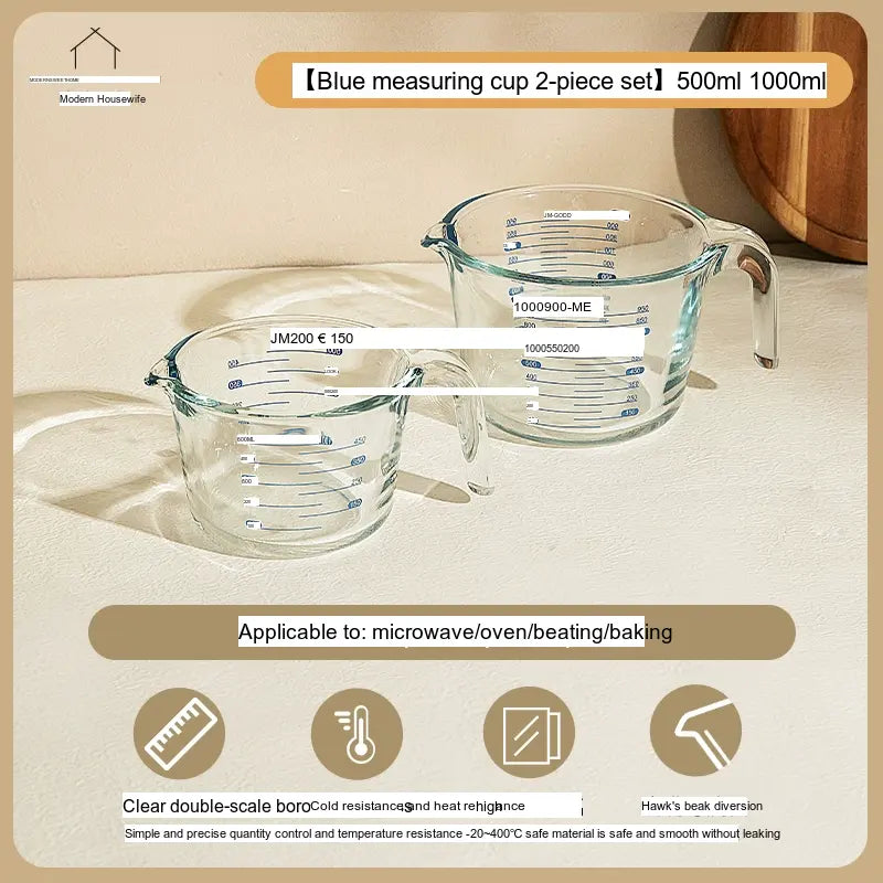 MH Alhambra Ultra-Precise Heat-Resistant Measuring Cup Set from MH