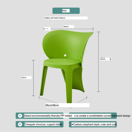 ABOUT WHITE Seraphina Minimalist Plastic Highchair from ABOUT WHITE
