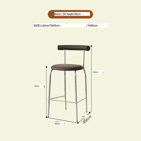 NIYE Solene Modern Chic Luxury High Stool from NIYE
