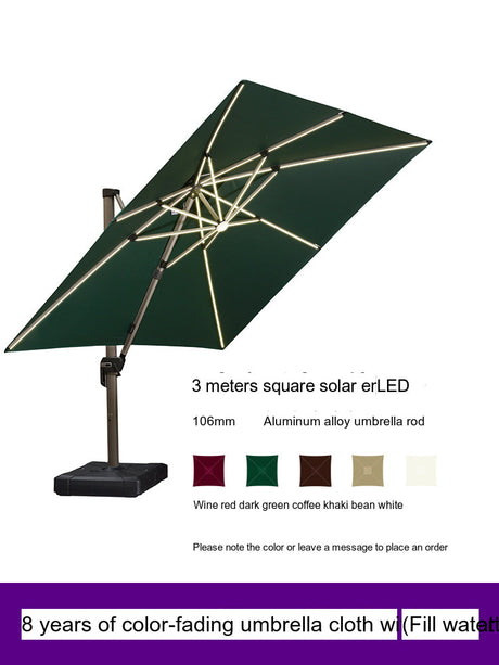 ZIYE Lirien Street Umbrella Solar Powered Villa from ZIYE