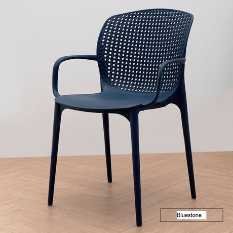 NIYE Elowen Stylish Hollow Plastic Dining Chair from NIYE