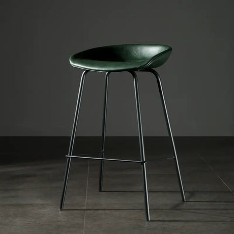 ABOUT WHITE Isadora Minimalist Iron High Bar Stool from ABOUT WHITE
