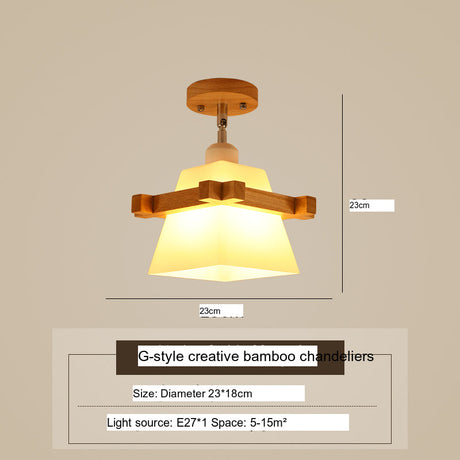 BOJI Kenji Vintage Rustic Lantern Ceiling Light from BOJI