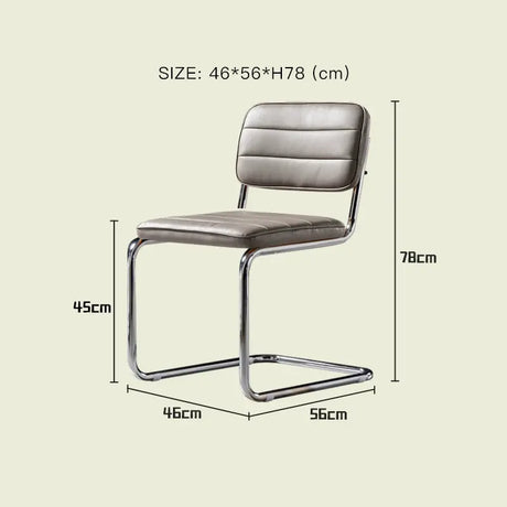 LAZYSPACE Olivia Light Luxury Leather Chair from LAZYSPACE