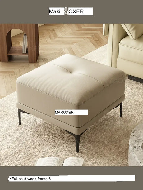 MOXER Elowen Luxe Solid Wood Latex Footstool from MOXER