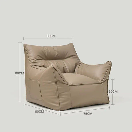 WEIWU Mila High-Back Tatami Bean Bag Sofa from WEIWU