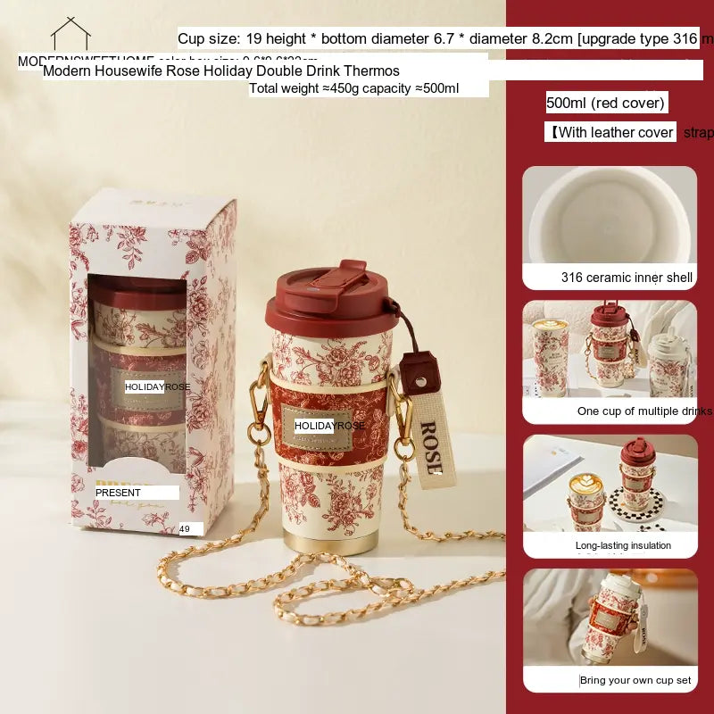 MH Aveline Elegant Rose Holiday Tableware Gift Set from MH