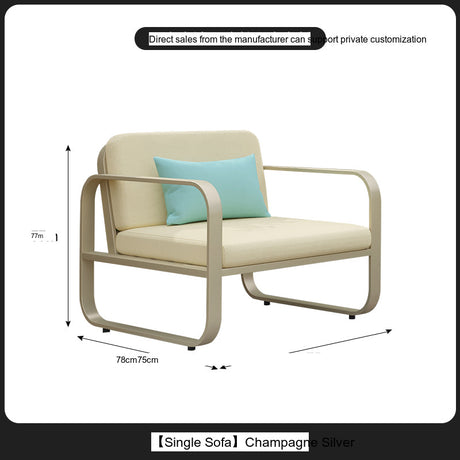 DIME GARDEN Marisol Modern Rainproof Outdoor Sofa Chair from DIME GARDEN