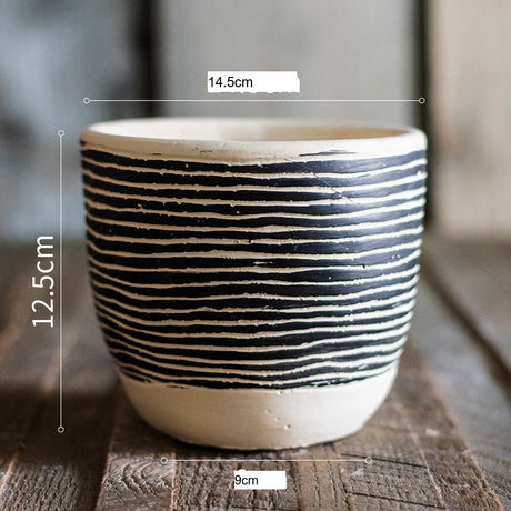 JUHAN Isolde Chic Geometric Cement Flowerpot from JUHAN