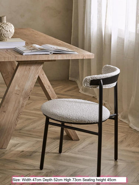 GENJI Elysian Luxe Nordic Metal Bar Chair from GENJI