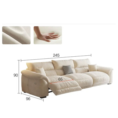 LATE AUTUMN Universal Electric Minimalist Cream Sofa from LATE AUTUMN