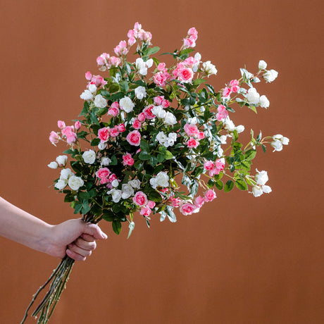 JUHAN Takara Elegant Multiheaded Faux Rose Bouquet from JUHAN