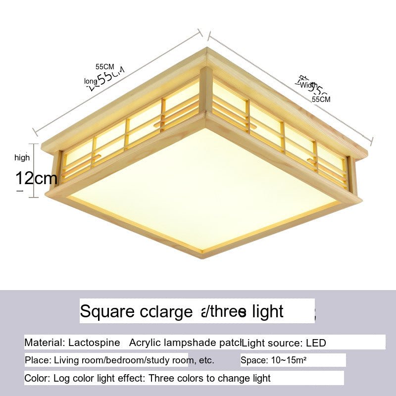 BOJI Haruki Minimalist Square LED Ceiling Light from BOJI