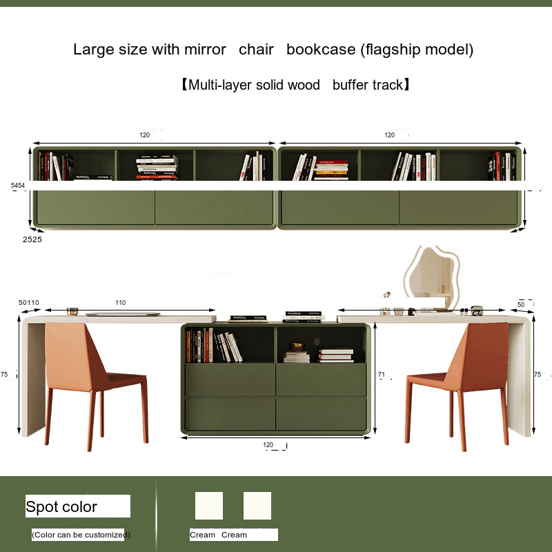 KOCU HOME Elowen Modern Retractable Corner Study Desk from KOCU HOME