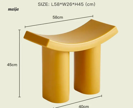 LAZYSPACE Emma Plastic Shoe Stool from LAZYSPACE
