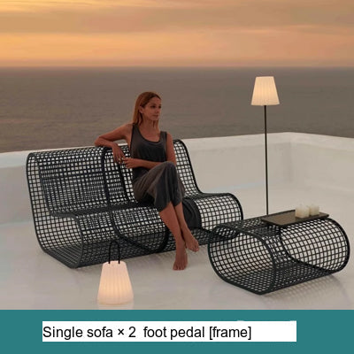 OMONO Lysandra Cozy Rustic Armchair from OMONO