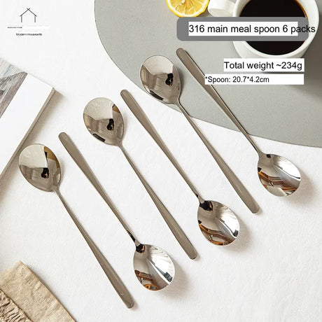 MH Aisling Premium Stainless Steel Chopstick & Fork Set for Home Use from MH