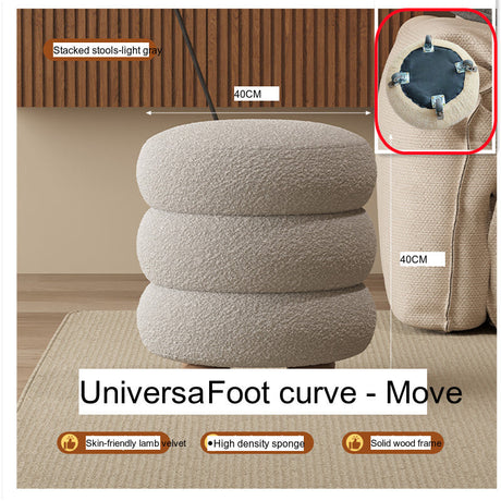 FANMINGDI Tashkent Elegant Upholstery Makeup Stool from FANMINGDI