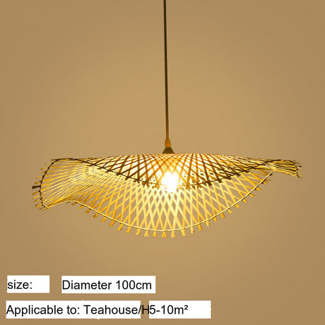 BOJI Santiago Elegant Bamboo Ceiling Lamp Living Room Light from BOJI