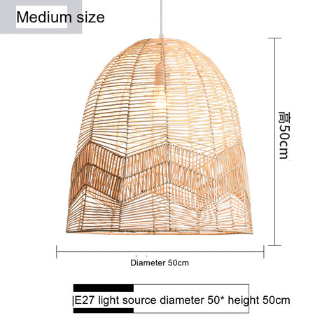 BOJI Haruko Vintage Woven Ceiling Lamp Retro Light Fixture from BOJI