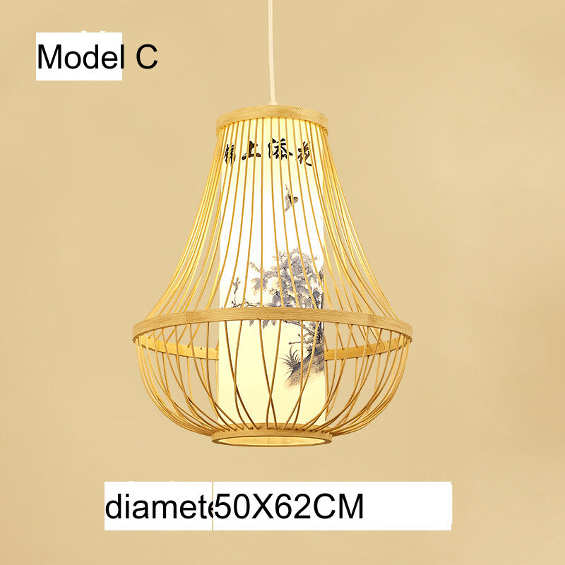 BOJI Chengyu Artistic Ambient Light Chinese Ceiling Lamp from BOJI