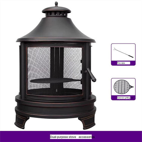 ZIYE Haruki Elegant Iron Grilling Table Set from ZIYE