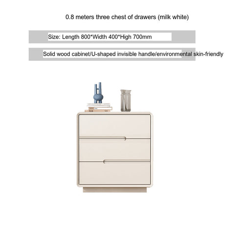 LINYUE Alaric Italian Solid Wood Eight-Drawer Storage Cabinet from LINYUE