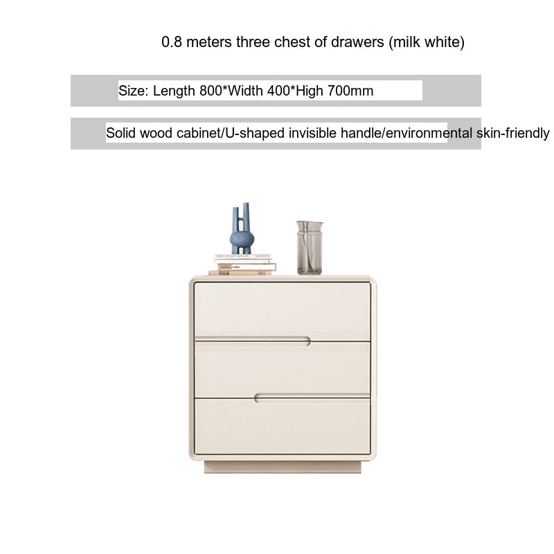 LINYUE Alaric Italian Solid Wood Eight-Drawer Storage Cabinet from LINYUE