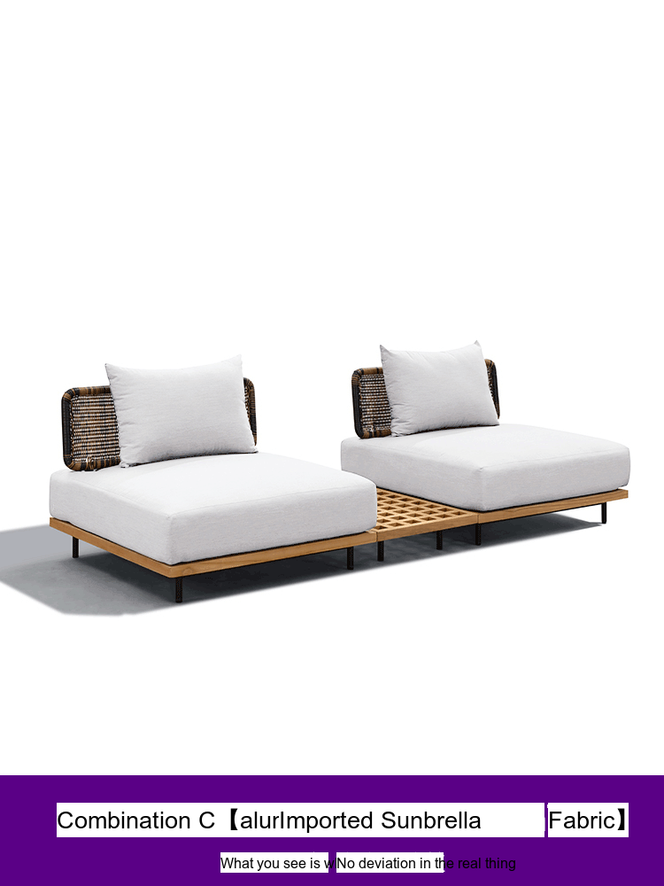 ZIYE Celestine Cozy Scandinavian Natural Sofa from ZIYE