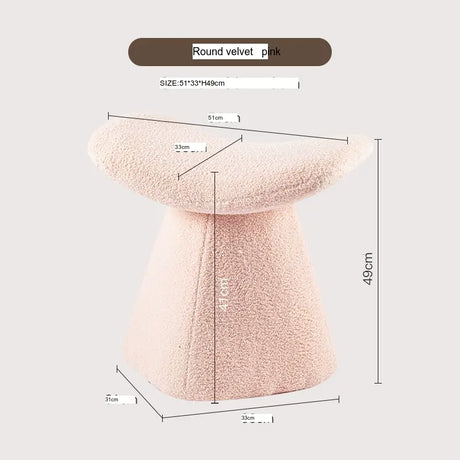 MOXER Isola Chic Leather Dressing Stool from MOXER