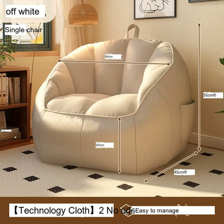 LEDONG Marisol Cozy Soft Bean Bag Chair from LEDONG