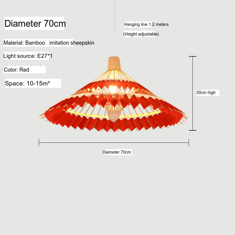 BOJI Yuzuki Elegant Woven Ceiling Lamp - Chinese Style Living Room Light. from BOJI
