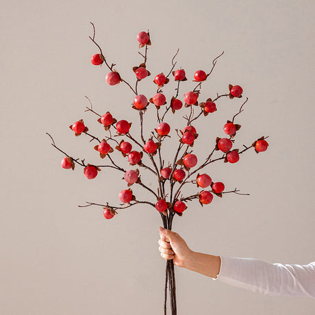 JUHAN Thalassa Lush Decorative Simulation Persimmon Branches from JUHAN