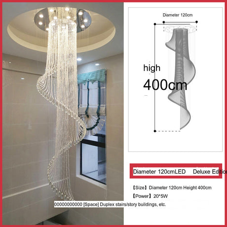 YDZM Alhambra Elegant Minimalist Crystal Ceiling Lamp from YDZM