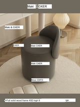 MOXER Elowen Luxurious Leather Makeup Stool from MOXER