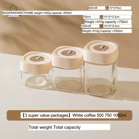 MH XIANXIA Elegant Glass Sealing Food-Grade Storage Jar from MH