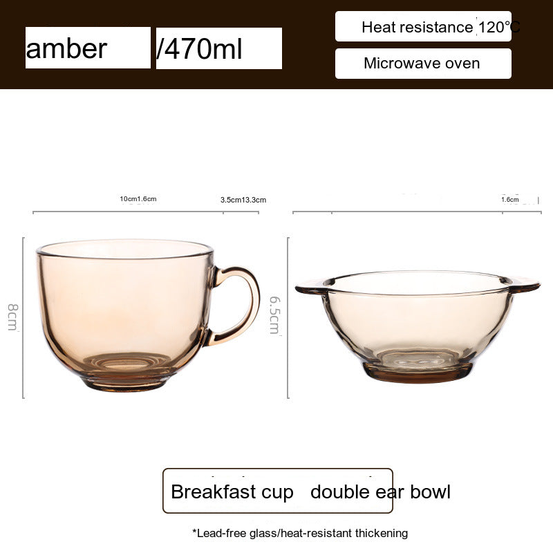 SUCO Matilda High-Temperature Transparent Glass Tea Cup from SUCO