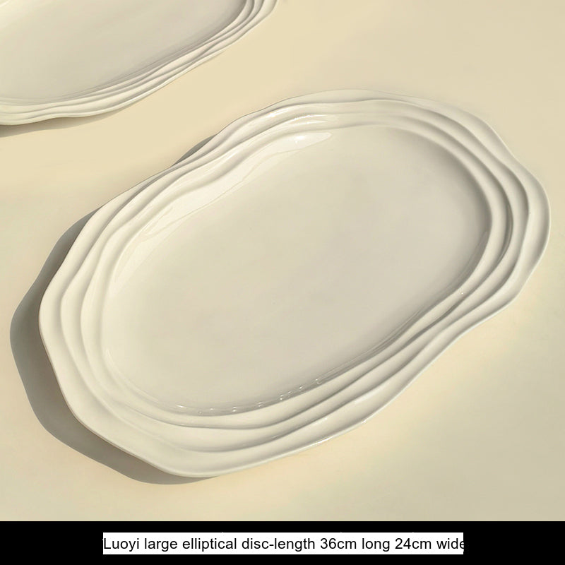 LIVETAI Seraphina French Wave Exquisite Ceramic Tableware from LIVETAI