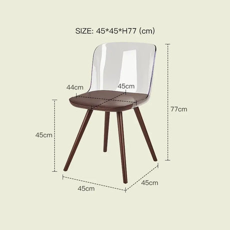 LAZYSPACE Evelyn Acrylic Highchair from LAZYSPACE