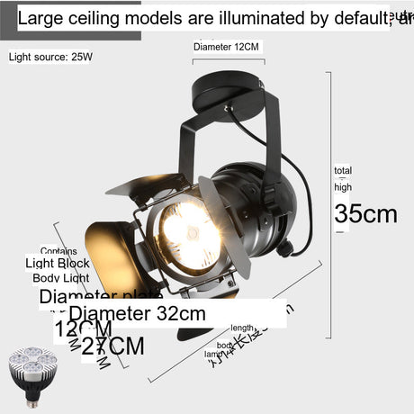 MODENG Spotlight Industrial Retro Ceiling Bar Light from MODENG