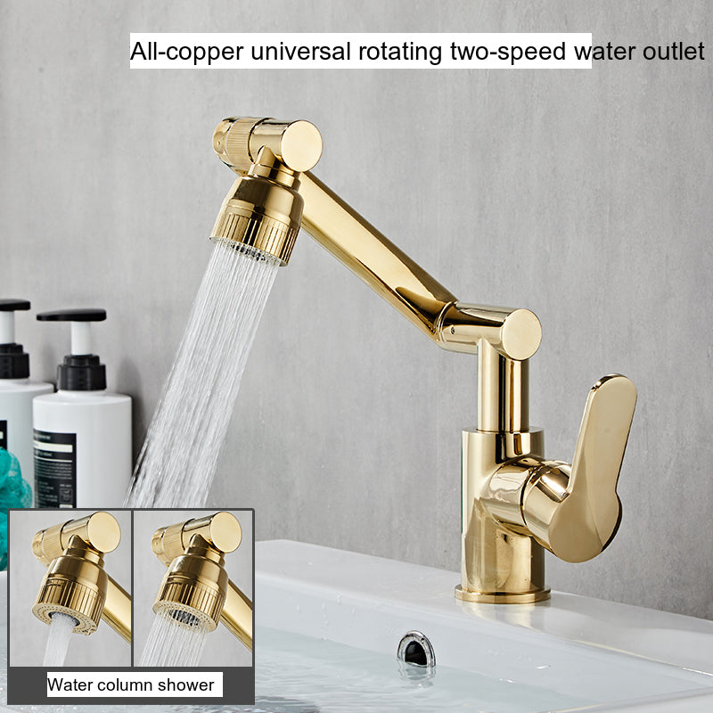 Universal Rotating Copper Washbasin Faucet from Kaiyashi