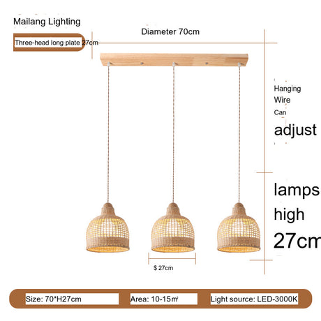 MAILANG Haruki Elegant Retro Light Strip - Ceiling Lamp from MAILANG