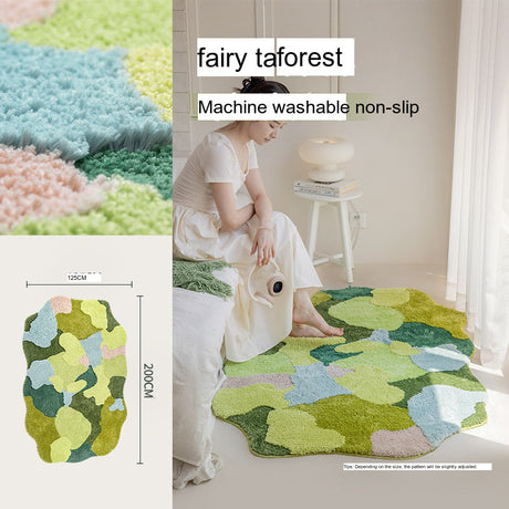 KENZAKI Sakura Snow Washable Rug from KENZAKI
