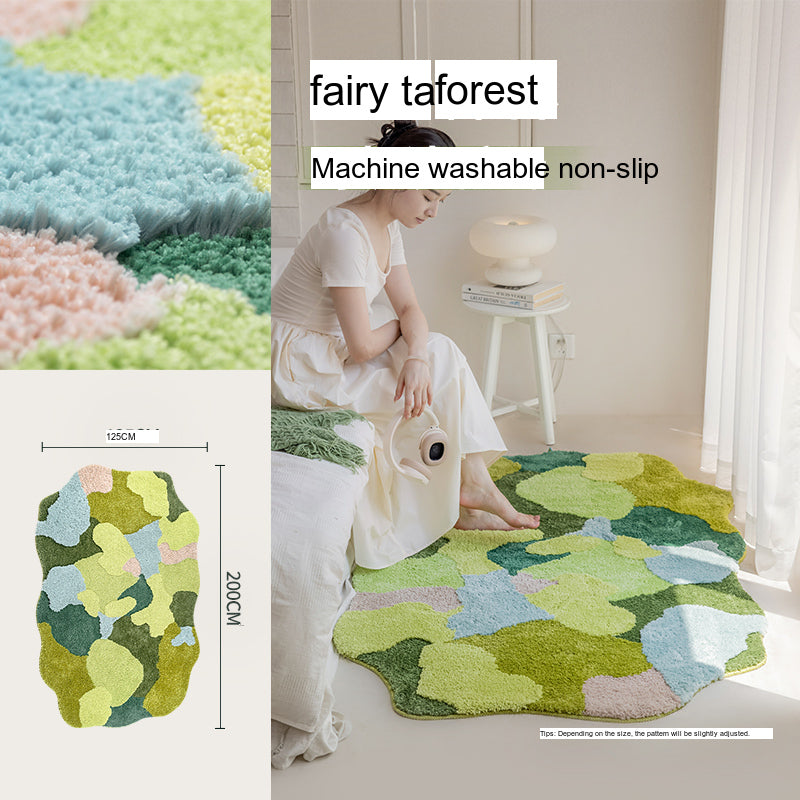 KENZAKI Sakura Snow Washable Rug from KENZAKI