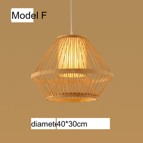 BOJI Takamatsu Elegant Bamboo Smart Ceiling Lamp from BOJI