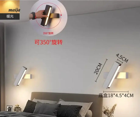 GVG Adjustable Bedroom Wall Sconce from GVG