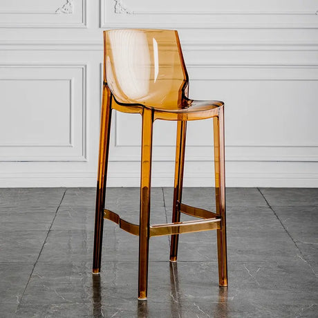 ABOUT WHITE Yamanashi Sleek Transparent Bar Chair from ABOUT WHITE